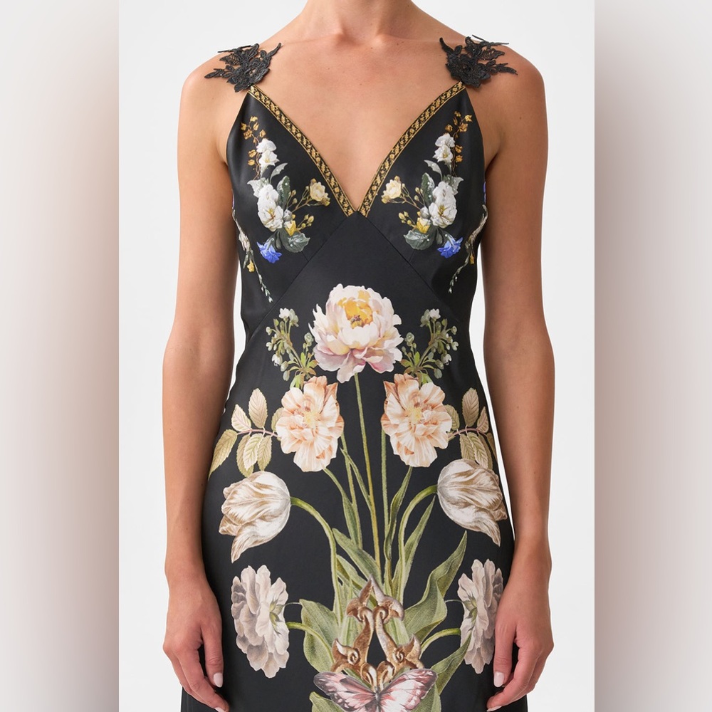 CAMILLA V Neck Full Length Bias Slip Dress
Ottoman Elegance,BRAND NEW,small,$895 - Picture 9 of 17